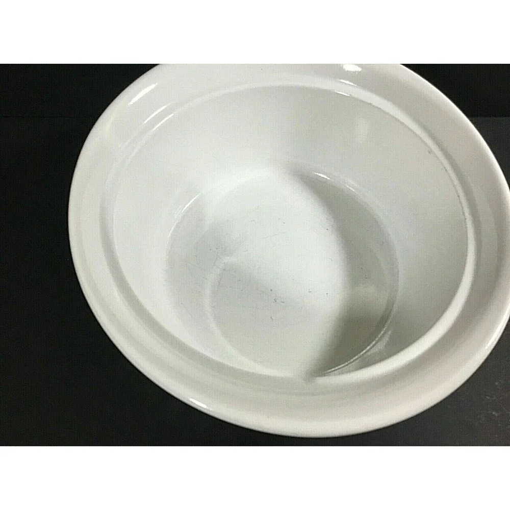 Corning Ware French White Casserole Dish Bowl Oval Round 2 Quart 1.9 L No Lid